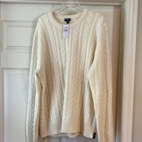 Todd Snyder Wool Cable Crew Bisque Sz XL.  NWT - Picture 1 of 6